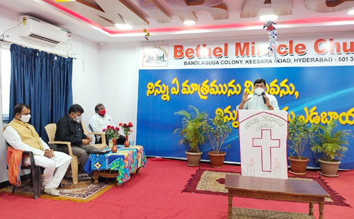 telangana christian leader